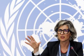 La rapporteuse spéciale de l'ONU sur les territoires palestiniens Francesca Albanese s'en prend à des dizaines d'entreprises accusées d'alimenter une "économie de génocide" en Israël (archives). KEYSTONE/SALVATORE DI NOLFI